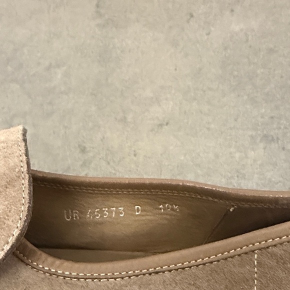 Salvatore Ferragamo Taupe Suede Loafers main image 4
